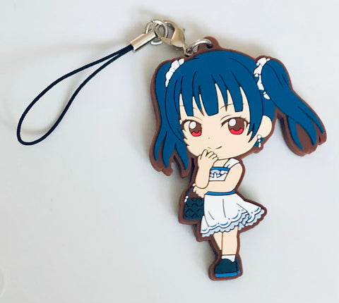 Love Live! Sunshine!! - Tsushima Yoshiko - Ichiban Kuji - Ichiban Kuji Love Live! Sunshine!! -5th- - Kyun-Chara Illustrations - Rubber Strap - One Piece ver. (Banpresto)