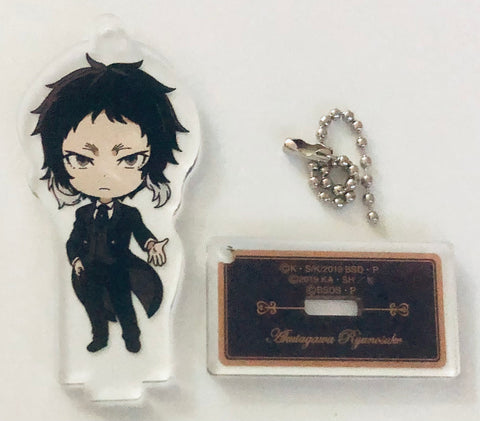 Bungou Stray Dogs - Akutagawa Ryuunosuke - Acrylic Keychain - Acrylic Stand - Bungou Stray Dogs Stand + Acrylic Keychain Collection - Stand Pop (Movic)