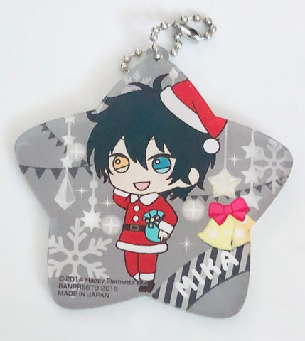 Ensemble Stars! - Kagehira Mika - Ensemble Stars! Kiradoru Plate Keychain Vol.1 - Christmas ver - - Keyholder - Kiradoru Plate Keychain - Plate Keyholder (Banpresto)