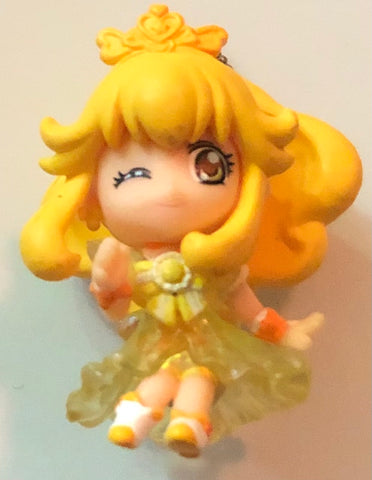 Smile Precure! - Cure Peace - Bandai Shokugan - Candy Toy - Precure Princess Mascot - 3 - Princess ver. (Bandai)