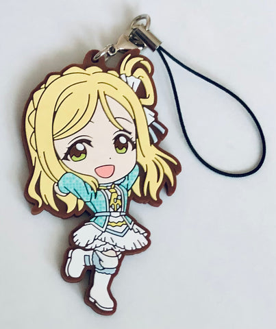 Love Live! Sunshine!! - Ohara Mari - Ichiban Kuji - Ichiban Kuji Love Live! Sunshine!! -6th- - Kyun-Chara Illustrations - Rubber Strap - Awaken the Power ver. (Banpresto)