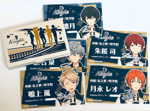 Ensemble Stars! - Narukami Arashi - Sakuma Ritsu - Sena Izumi - Suou Tsukasa - Tsukinaga Leo - Business Card - Card Case - Ichiban Kuji - Ichiban Kuji Ensemble Stars!- Honki! Produce!- - Knights (Banpresto)