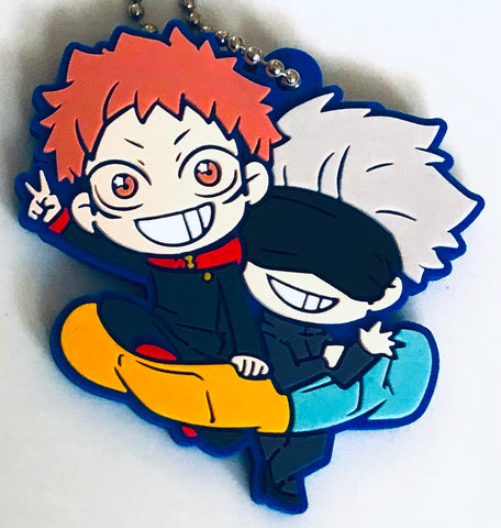 Jujutsu Kaisen - Gojou Satoru - Itadori Yuuji - Chara Banchoukou - Jujutsu Kaisen Chara Banchoukou Rubber Mascot 2 Kaisen - Rubber Mascot (Stand Stones)