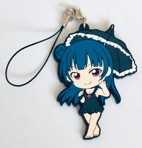 Love Live! Sunshine!! - Tsushima Yoshiko - Ichiban Kuji - Ichiban Kuji Love Live! Sunshine!! -3rd- - Kyun-Chara Illustrations - Rubber Strap - Mizugi ver. (Banpresto)