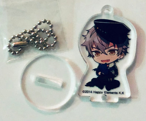 Ensemble Stars! - Oogami Kouga - Acrylic Keychain - Acrylic Stand - Clear Keychain - Ensemble Stars! Unit Clear Pop Set - Undead - Keyholder - Standing Acrylic Keychain (Frontier Works)