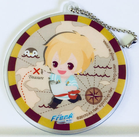 Gekijouban Free! - Timeless Medley - Kizuna - Gekijouban Free! - Timeless Medley - Yakusoku - Hazuki Nagisa - Gekijouban Free! - Timeless Medley Yawakara Keychain - Keyholder - Yawaraka Keychain (Adores, Taito)