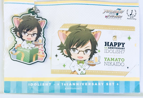 IDOLiSH7 - Nikaidou Yamato - Keyholder - Contact Card - NamjaTown - Acrylic Keychain - Idolish7 in NamjaTown First Anniversary Festival (Namco)