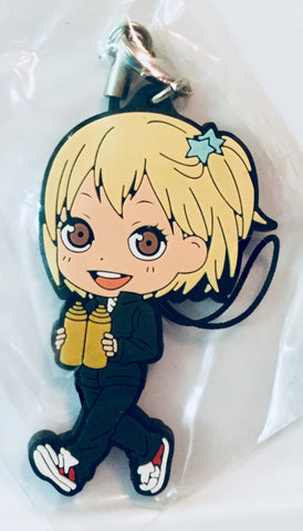 Haikyuu!! - Haikyuu!! Second Season - Yachi Hitoka - Ichiban Kuji - Ichiban Kuji Haikyuu!! ~ Let's Go Tokyo!! ~ - Rubber Strap - Kyun-Chara Illustrations (Banpresto)