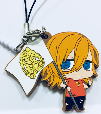 Uta no☆Prince-sama♪ - Jinguuji Ren - Rubber Strap - Strap - Uta no☆Prince-sama♪ - Trading Rubber Mascot ChimiPri Series Flag Ver. - Chimipuri, Flag ver. (Broccoli)