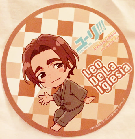 Leo De La Iglesia - Coaster - Yuri!!! on Ice × Princess Cafe Ikebukuro 1 Goukan (Princess Cafe)