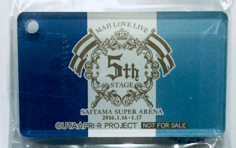 Hijirikawa Masato - "Uta no Prince-sama Maji LOVE LIVE 5th STAGE Acrylic Key Holder" Goods Purchase Bonus