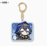 Genshin Impact - Layla - Acrylic Keychain - Keyholder - Emoticon Series Nahida Wanderer in Sumeru City Ver. - Q Version (Mihoyo)