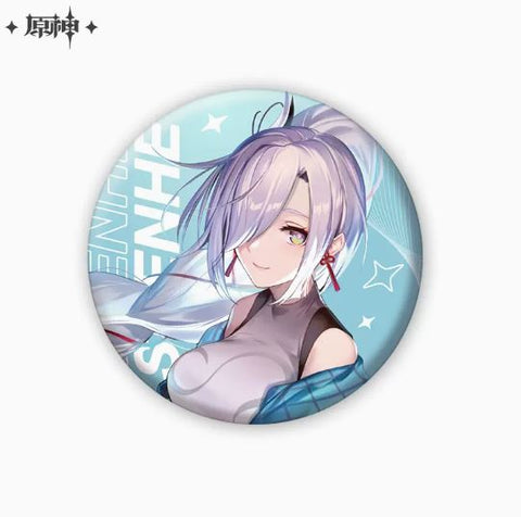 Genshin Impact - Shenhe - Can Badge - 2022 Online Concert Series Can Badge (Mihoyo)