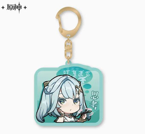 Genshin Impact - Faruzan - Acrylic Keychain - Keyholder - Emoticon Series Nahida Wanderer in Sumeru City Ver. - Q Version (Mihoyo)