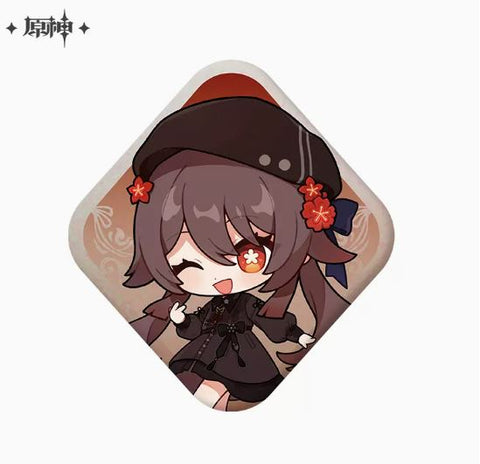 Genshin Impact - Hutao - Can Badge - Hutao Theme Impression Series - Premium Badge Cute Ver. (Mihoyo)