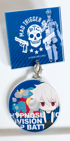 Hypnosis Mic -Division Rap Battle- - Aohitsugi Samatoki - Acrylic Badge - Acrylic Charm - Hypnosis Mic -Division Rap Battle- CD Charm + Trading Acrylic Badge Ver.1 (Marui Group)