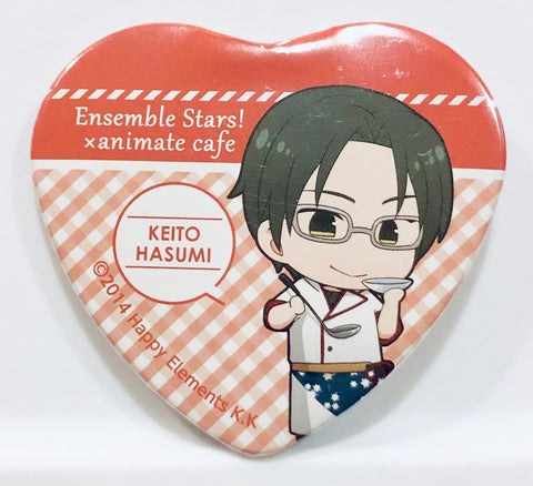 Ensemble Stars! - Hasumi Keito - Badge - Ensemble Stars! Trading Heart Gata Can Badge Yume no Saki Cook ver. A Group - Ensemble Stars! x Animate Cafe (Animate)