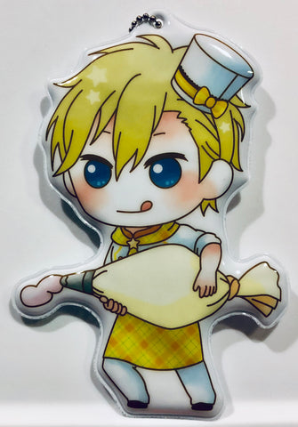 IDOLiSH7 - Rokuya Nagi - Keyholder - Soft Vinyl Keychain - Ichiban Cafe Idolish7 Happy Baking! (Banpresto)