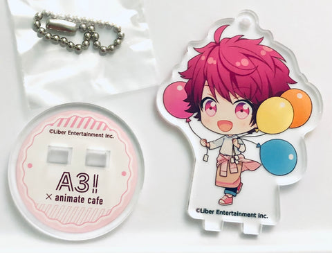 A3! - Sakuma Sakuya - A3! x Animate Cafe - Keyholder - Acrylic Stand - Business Trip Version - Spring/Summer Group (Animate)