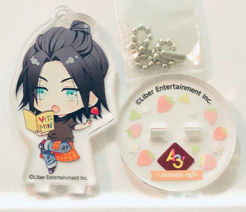 A3! - Izumida Azami - A3! x Animate Cafe - Keyholder - Acrylic Stand - Strawberry Hunting Ver. - A Group (Animate)