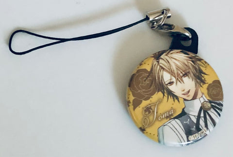 Amnesia - Toma - Can Badge Strap - Strap - Meido no Hitsuji (Gift)