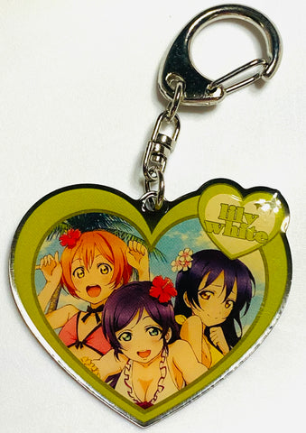 Love Live! School Idol Project - Hoshizora Rin - Sonoda Umi - Toujou Nozomi - Keyholder - Metal Keychain - lily white (Lantis)