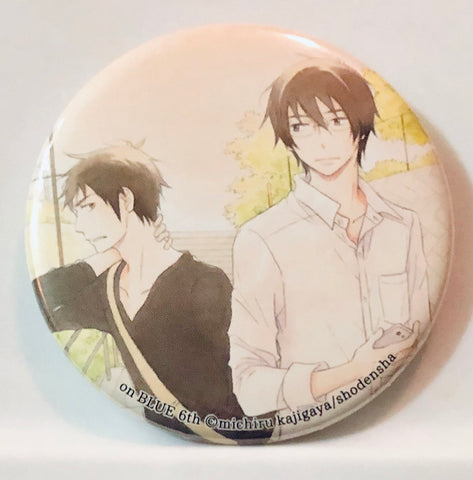 Ohayou kara Oyasumi Made - Mizutani Hiroaki - Sawaki Kousuke - Badge - On BLUE Trading Can Badge (Shodensha)