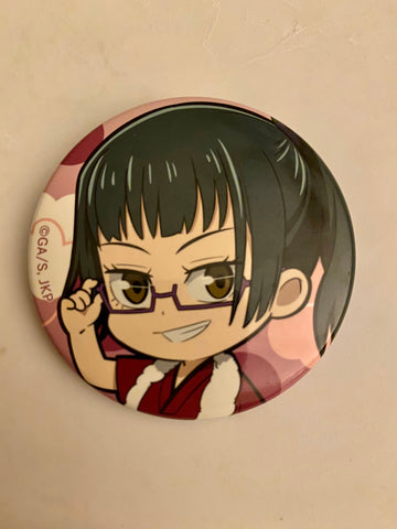 Jujutsu Kaisen - Zenin Maki - Badge - Jujutsu Kaisen x Raku Spa Can Badge (Mini Chara) (Gokurakuyu, Sanwa)