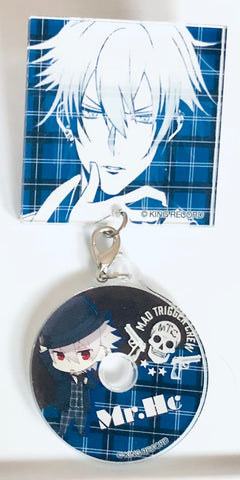 Hypnosis Mic -Division Rap Battle- - Aohitsugi Samatoki - Acrylic Badge - Acrylic Charm - Hypnosis Mic -Division Rap Battle- CD Charm + Trading Acrylic Badge Ver.2 (Marui Group)