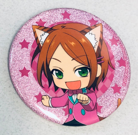 Ensemble Stars! - Aoi Hinata - Can Badge - Ensemble Stars! In Namja Town -Cat * Festival- Glitter Can Badge Collection A (Namco)