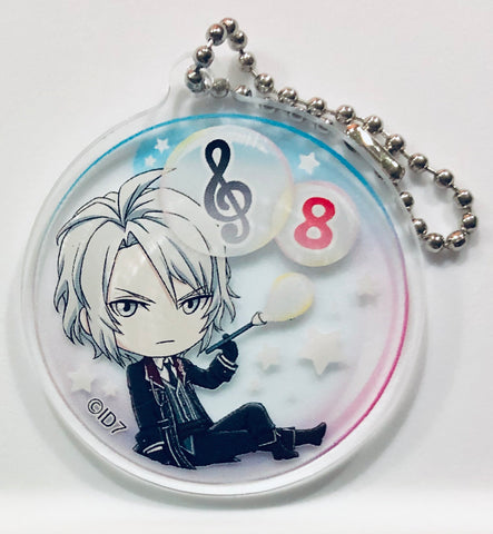 IDOLiSH7 - Yaotome Gaku - Keyholder - Acrylic Keychain - Mini Acrylic Keyholder - Chara Fuwa Shabon Series - Idolish7 Chara Fuwa Shabon Series Mini Acrylic Keychain (Bandai)