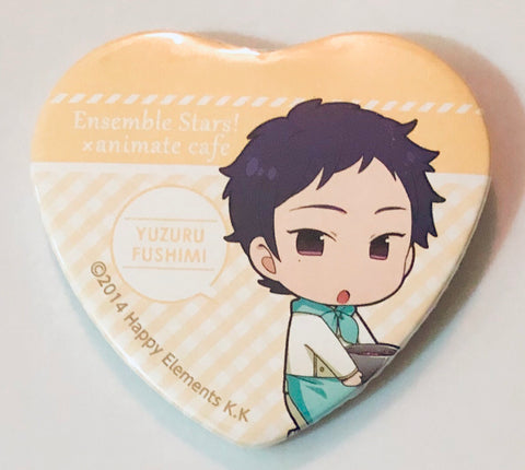 Ensemble Stars! - Fushimi Yuzuru - Badge - Ensemble Stars! Trading Heart Gata Can Badge Yume no Saki Cook ver. A Group - Ensemble Stars! x Animate Cafe (Animate)