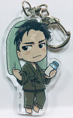 Yuri!!! on Ice - Otabek Altin - Acrylic Keychain - Keyholder - Yuri!!! on Ice × Princess Cafe Ikebukuro 1 Goukan (Princess Cafe)