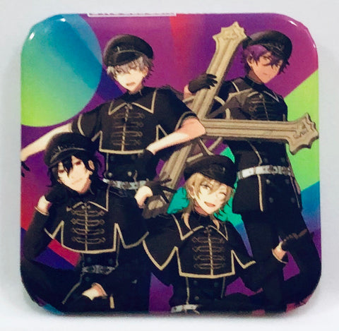 Ensemble Stars! - Sakuma Rei - Otogari Adonis - Hakaze Kaoru - Oogami Kouga - Badge - Square Badge (Animate, Frontier Works)