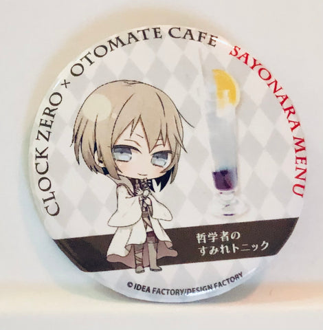 Clock Zero ~Shuuen no Ichibyou~ - Tetsugakusha - Badge - Otomate Cafe (Idea Factory)