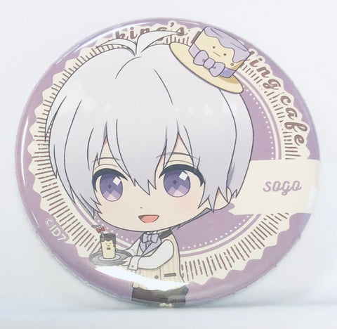 Ousaka Sougo - "Idolish 7 × animatecafe" - Trading Can Badge - King Pudding Cafe Ver.