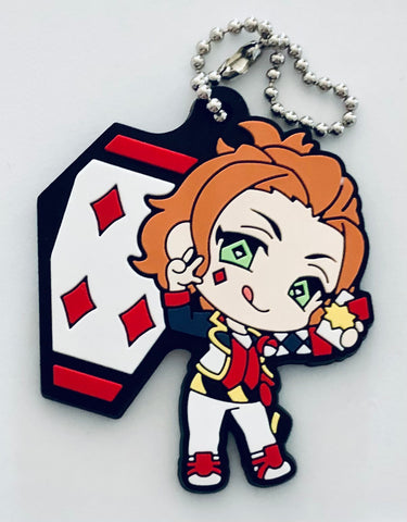 Twisted Wonderland - Cater Diamond - Rubber Keychain (Animate, Heart Co. Ltd.)