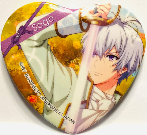 IDOLiSH7 - Ousaka Sougo - Heart Can Badge - IDOLiSH7 Garden Tea Room Café Can Badge Part 2 (Banpresto)