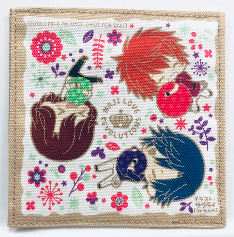 Uta no☆Prince-sama♪ Maji Love Revolutions - Kotobuki Reiji - Ichinose Tokiya - Ittoki Otoya - Fabric Coaster - es Series nino - es Series nino Deco Kira Collection