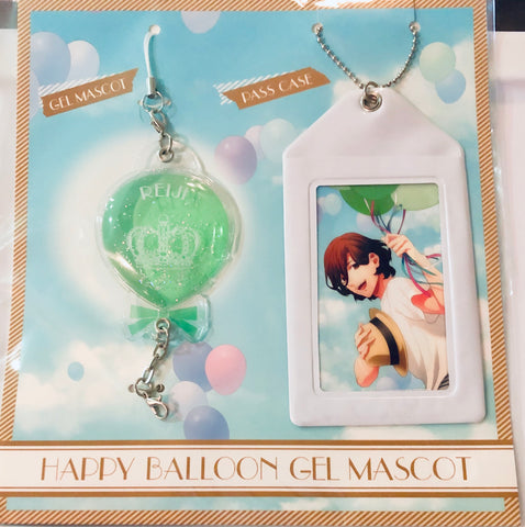 Uta no☆Prince-sama♪ - Kotobuki Reiji - Card Case - Gel Mascot - Pass Case - Happy Balloon Ver. (Broccoli)