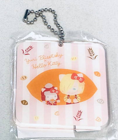 Hello Kitty - Yuri!!! on Ice - Yuri Plisetsky - Acrylic Keychain - Keyholder - Tururun Acrylic Keychain - Yuri!!! on Ice × Sanrio Characters (Kthings)