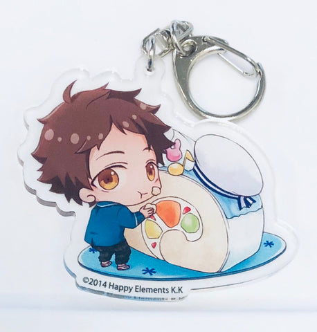 Ensemble Stars! - Tenma Mitsuru - Acrylic Keychain - Ensemble Stars! × Animate Cafe 1 - Keyholder (Animate)