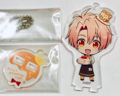 Izumi Mitsuki - Idolish7 × animatecafe - Trading Acrylic Stand Keychain - King Pudding Cafe Ver.