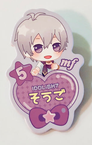 IDOLiSH7 - Ousaka Sougo - Badge - Die Cut Board Badge - Idolish7 Kiradoru Die Cut Board Badge (Banpresto)