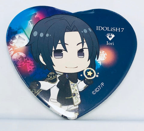 Izumi Iori (WiSH VOYAGE) "" Idolish 7 × animatecafe trading heart-shaped cans badge ""