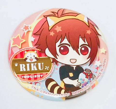 Nanase Riku - Can Badge - Ichiban Cafe Idolish7 x Raiguma Rascal - Rascalish 7 - Candy Present - Drink Order Bonus