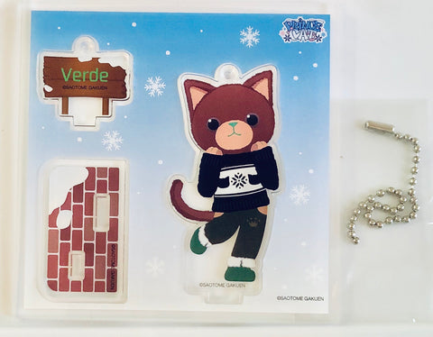 Uta no☆Prince-sama♪ - Kotobuki Reiji - Acrylic Keychain - Acrylic Stand - Keyholder - Stand Pop - Happy Snow Ver. - Uta no☆Prince-sama♪ PRINCE CAT - Verde (Broccoli)