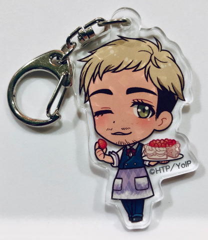 Yuri!!! on Ice - Christophe Giacometti - Acrylic Keychain - Keyholder - Yuri!!! on Ice × Princess Cafe Ikebukuro 1 Goukan (Princess Cafe)