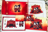 Er Ha He Ta De Bai Mao Shi Zun - The Husky and His White Cat Shizun - Mo Ran - Chu Wanning - Wedding Invitation Paper Set - Red Wedding Q Ver. (NanManShe)