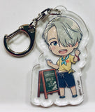 Yuri!!! on Ice - Victor Nikiforov - Keyholder - Acrylic Keychain - Yuri!!! on Ice x Princess Cafe [Umi no Ie] - Yuri!!! in Ice Acrylic Keychain (Mini Chara) (Princess Cafe)